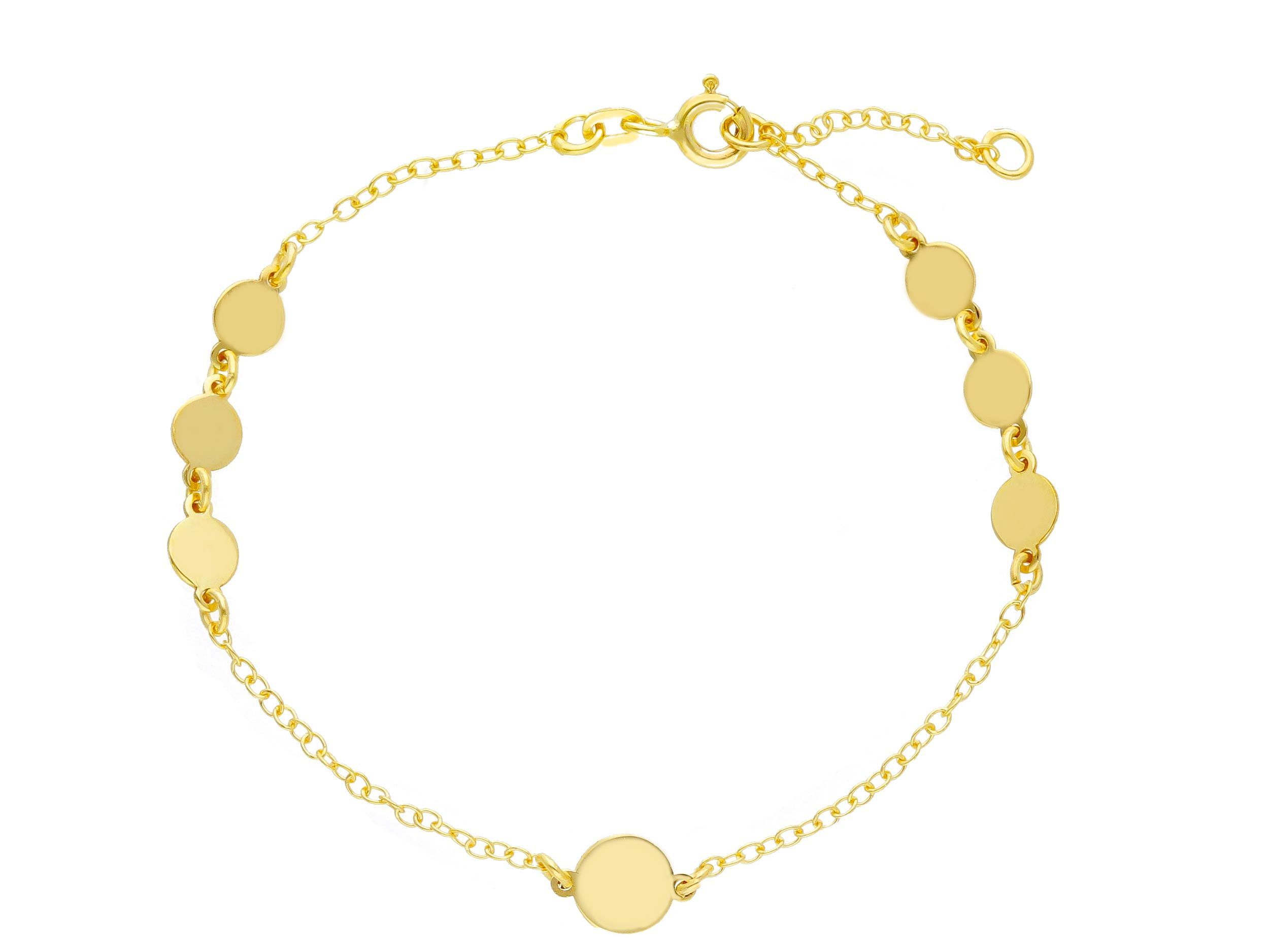 Golden bracelet k9 (code S241665)